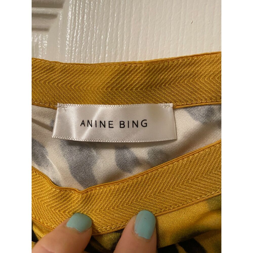 ANINE BING Bar Silk Skirt in Cheetah - Picture 3 of 3